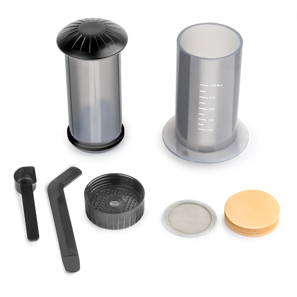 Espresso Coffee Maker Portable Cafe French Press Cafecoffee Pot for Aeropress Machine with Filters Paper Kit
