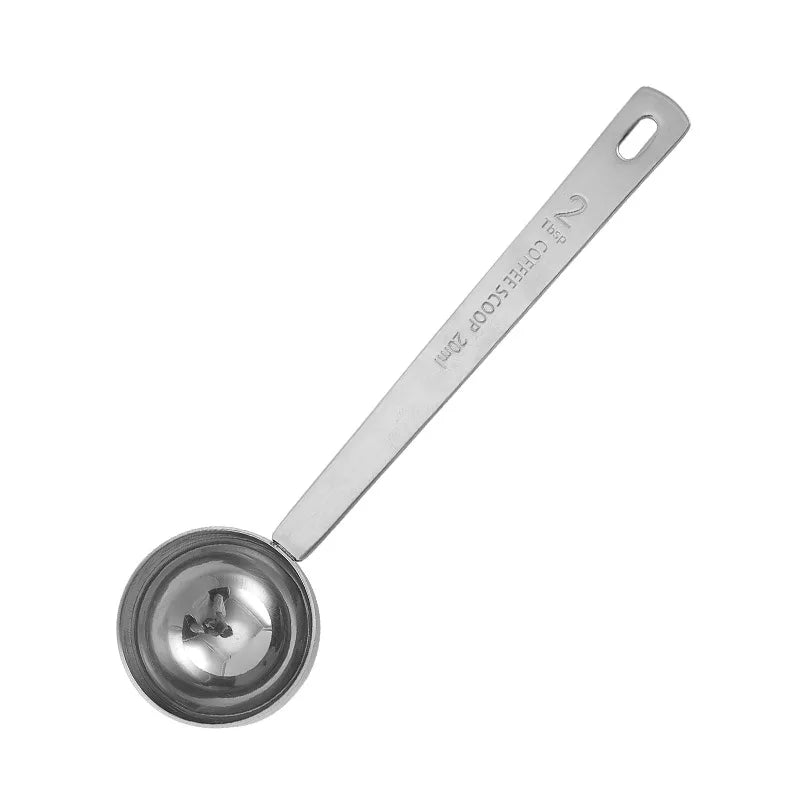 Stainless Steel Coffee Scoop, Tablespoon Measuring Spoon Long Handle Coffee Spoon for Kitchen Cafe Making